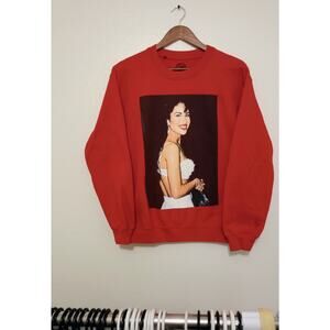 Selena Quintanilla Official Merchandise Womens Red Sweatshirt SZ S